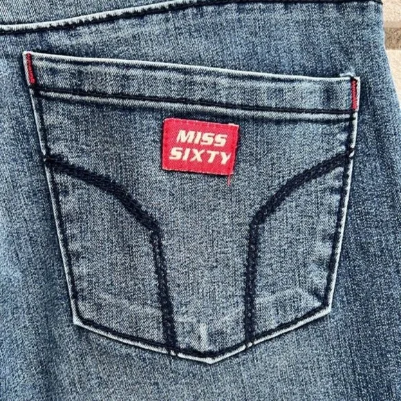 Miss Sixty Vintage Y2K Snuffles Denim Straight Leg Jeans Sz 27 - Picture 9 of 13